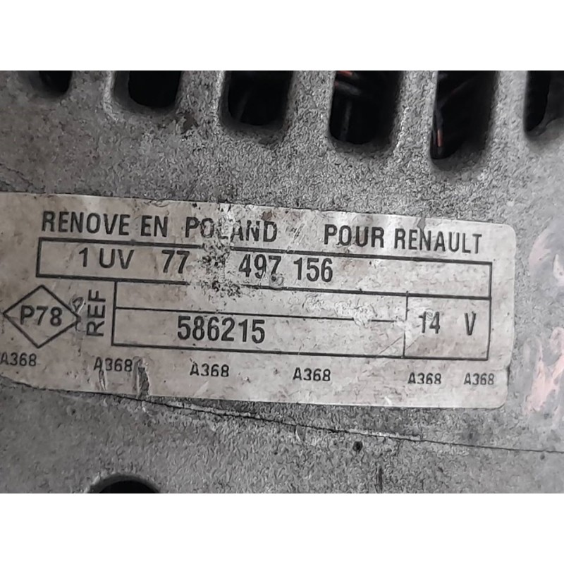 Recambio de alternador para renault laguna ii (bg0) dynamique referencia OEM IAM 7711497156 - Verde 4