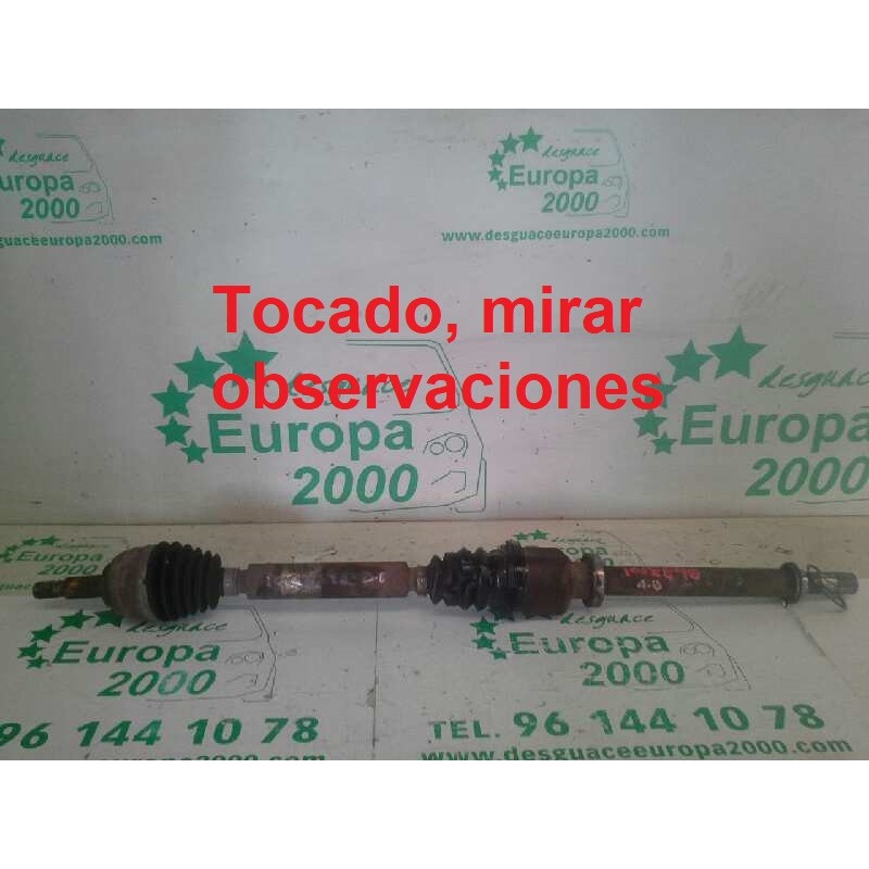 Recambio de transmision delantera derecha para renault megane ii berlina 5p 1.5 dci diesel referencia OEM IAM   