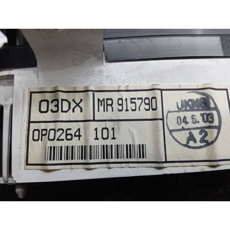 Recambio de cuadro instrumentos para mitsubishi carisma berlina 5 (da0) 1900 di-d comfort referencia OEM IAM MR915790 0P0234101 3