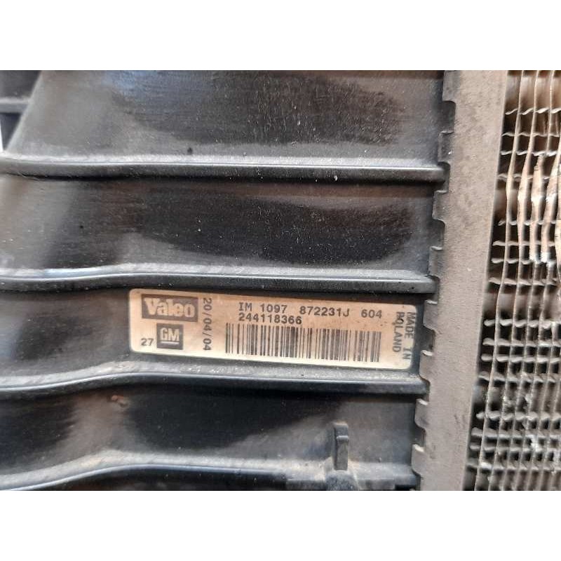 Recambio de intercooler para saab 9-3 berlina 2.2 tid vector referencia OEM IAM 244118366 872231J - Negro 2