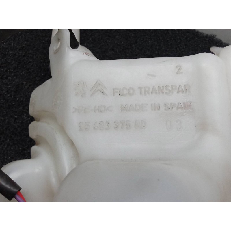 Recambio de deposito limpia para peugeot 207 urban referencia OEM IAM 9648337580 3