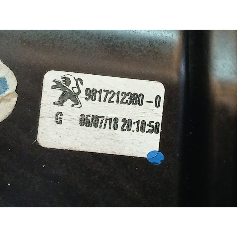 Recambio de elevalunas delantero izquierdo para opel combo life expression referencia OEM IAM 9817212380 9817217980 - Marrón 2