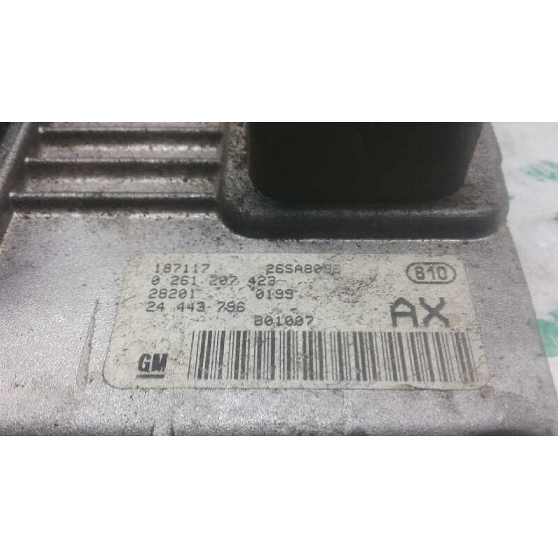 Recambio de centralita motor uce para opel corsa c 1.2 16v cat (z 12 xe / lw4) referencia OEM IAM 24443796 0261207423 - Rojo 2