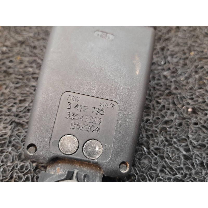 Recambio de enganche cinturon trasero izquierdo para bmw x3 (e83) 3.0d referencia OEM IAM 3412795 - Negro 2
