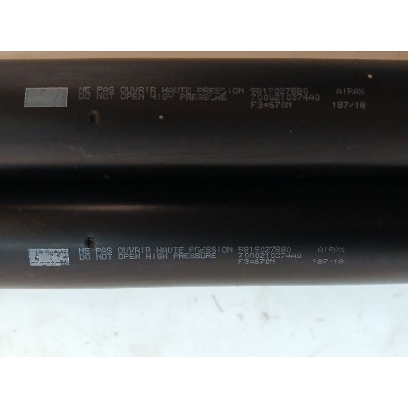 Recambio de amortiguadores maletero / porton para opel combo life expression referencia OEM IAM 9819027880 - Marrón 2