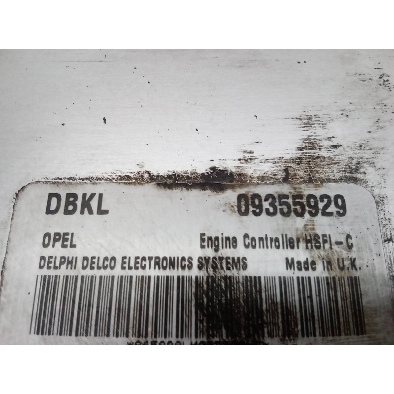Recambio de centralita motor uce para opel astra g berlina comfort referencia OEM IAM 09355929 2