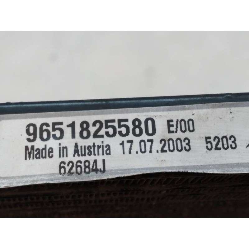 Recambio de condensador / radiador aire acondicionado para citroën c3 pluriel 1.6 16v sensodrive referencia OEM IAM 965182580 - Gris 3