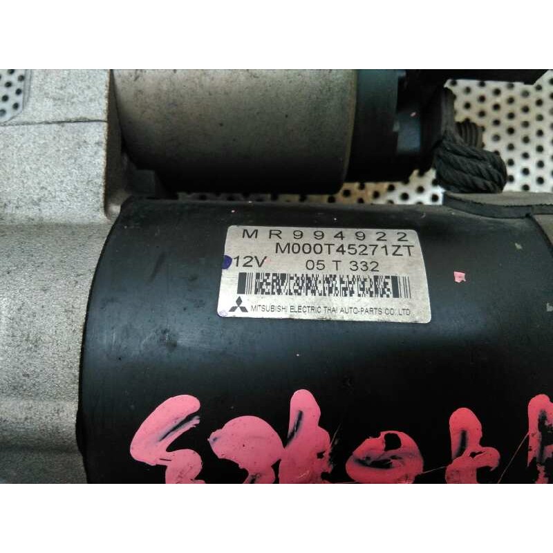Recambio de motor arranque para mitsubishi colt berlina 3 (cz) 1.3 atlantis referencia OEM IAM M000T45271ZT MR994922 - Gris 4