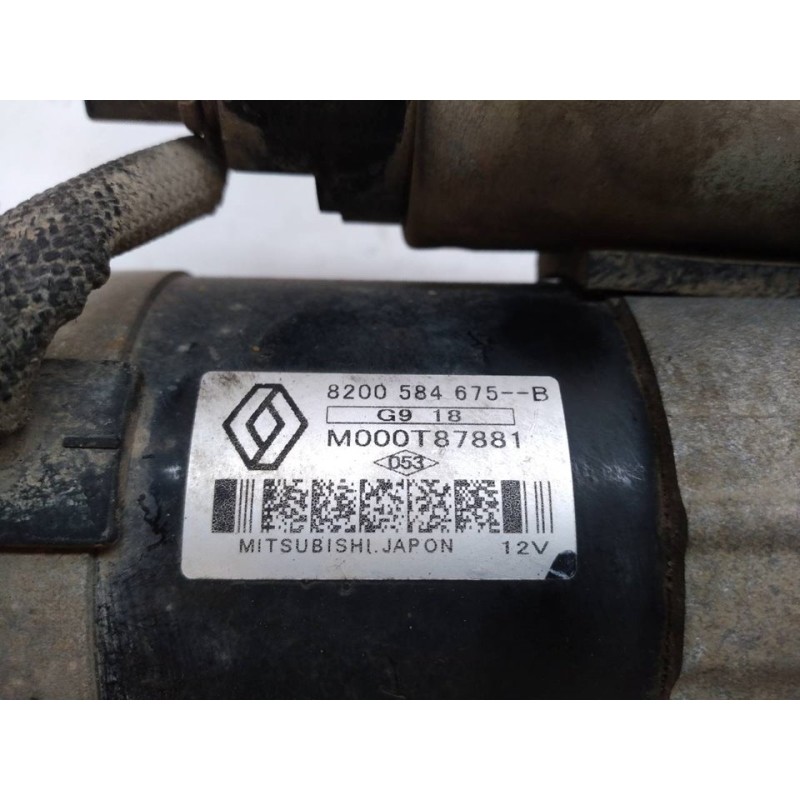 Recambio de motor arranque para renault kangoo furgón compact comfort referencia OEM IAM 8200584675B M000T87881 MITSUBISHI - Blanco 3
