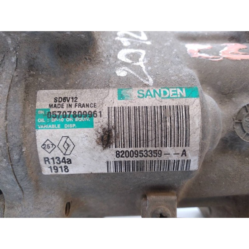 Recambio de compresor aire acondicionado para renault kangoo furgón compact comfort referencia OEM IAM 1918 8200953359A - Blanco 4