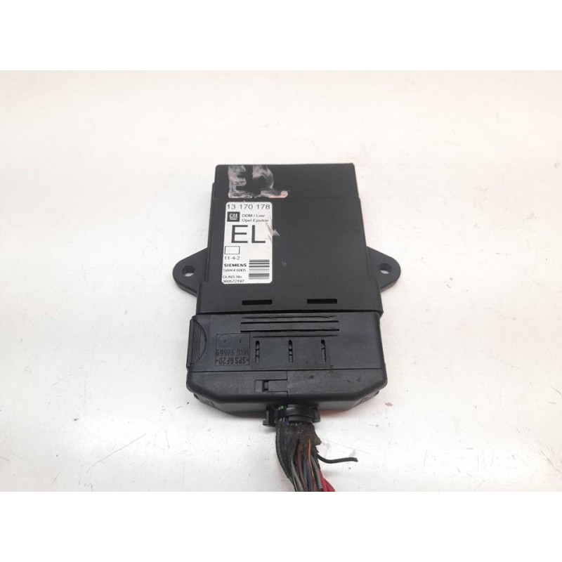 Recambio de centralita elevalunas para opel vectra c berlina 1.8 16v cat (z 18 xe / 2h9) referencia OEM IAM 13170178EL 5WK46005 - Negro