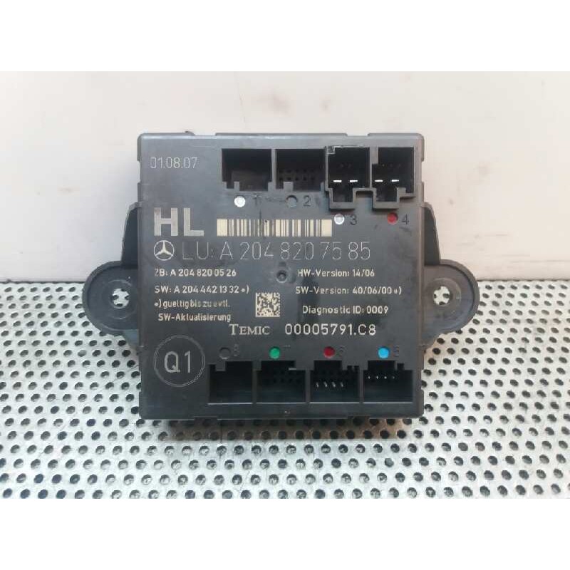 Recambio de centralita check control para mercedes-benz clase c (w204) berlina c 200 cdi blueefficiency (204.001) referencia OEM - Negro
