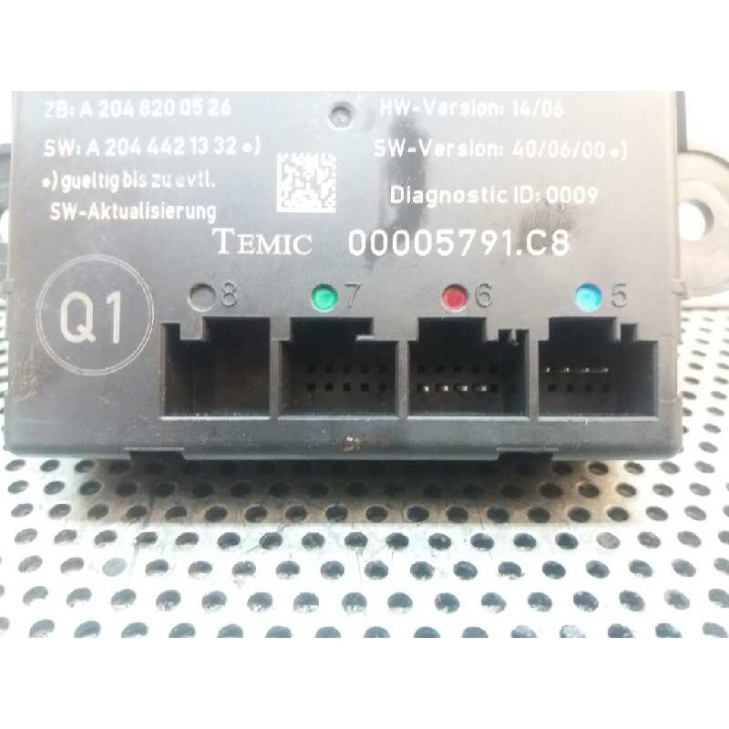 Recambio de centralita check control para mercedes-benz clase c (w204) berlina c 200 cdi blueefficiency (204.001) referencia OEM - Negro 3