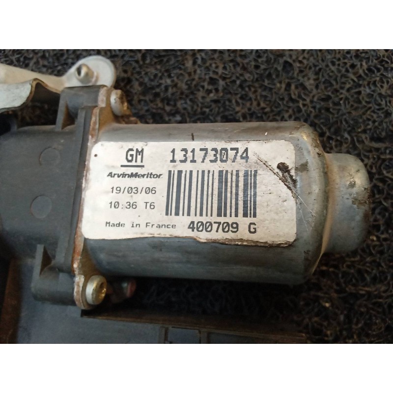 Recambio de elevalunas delantero derecho para opel corsa c referencia OEM IAM 13173074 400709G - Blanco 5