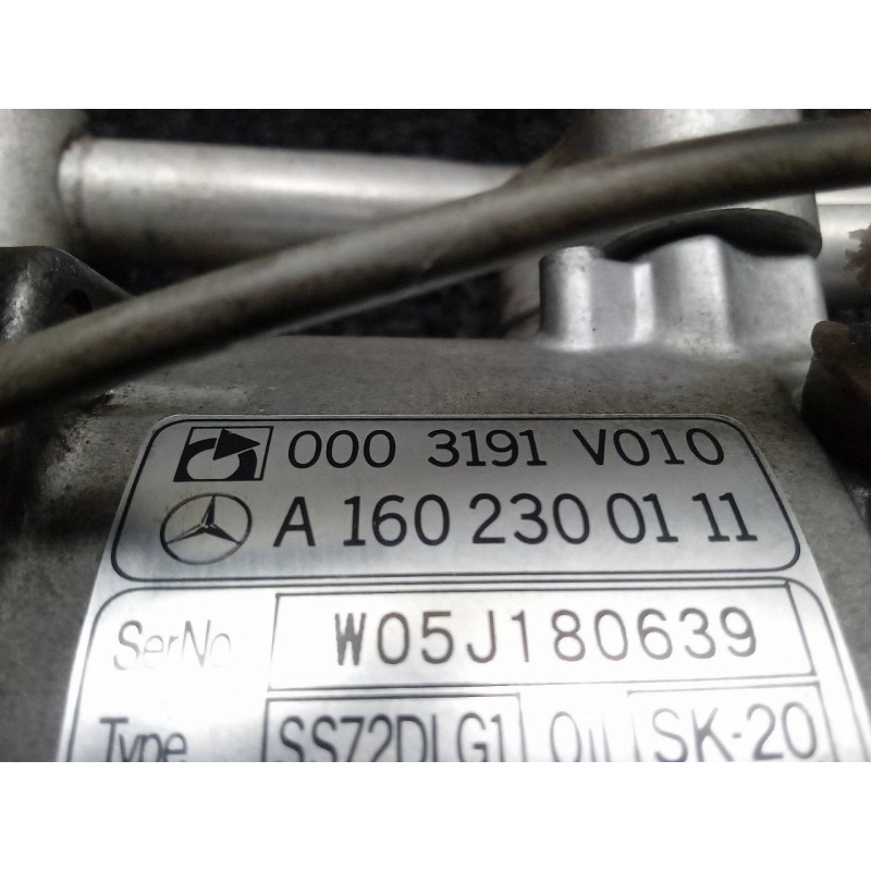 Recambio de compresor aire acondicionado para smart coupe básico (37kw) referencia OEM IAM A1602300111 0003191V010 - Negro 4