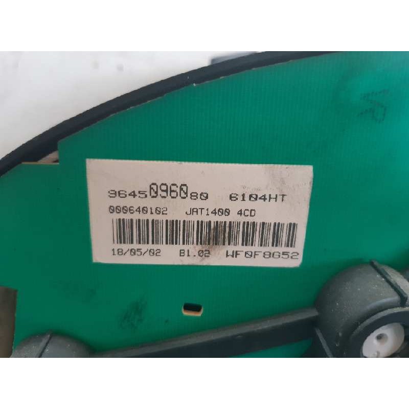 Recambio de cuadro instrumentos para peugeot 206 berlina xr referencia OEM IAM 9645096080 3