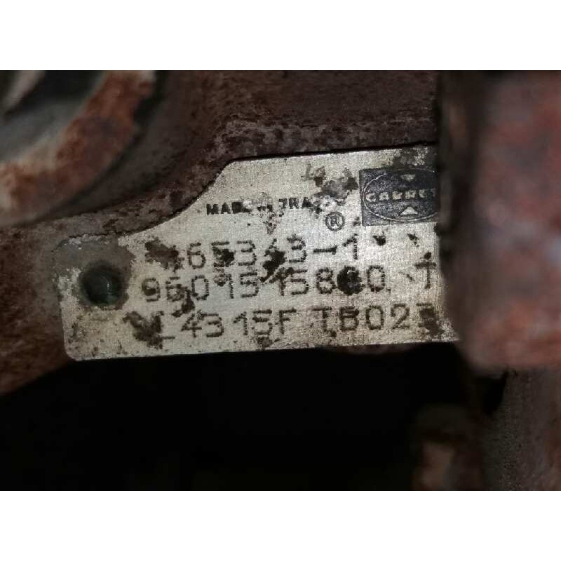 Recambio de turbocompresor para peugeot 405 berlina 1.8 turbodiesel referencia OEM IAM 9601515880 75091 6