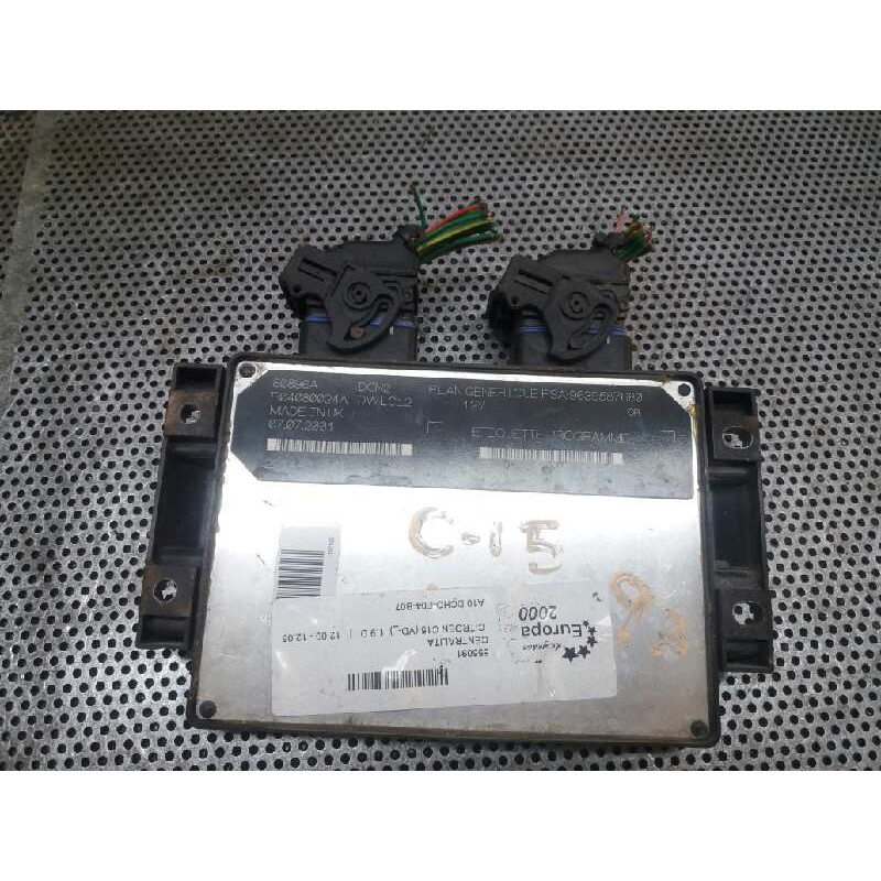 Recambio de centralita motor uce para citroën c15 1.9d referencia OEM IAM R04080024A LUCAS 96424149800A