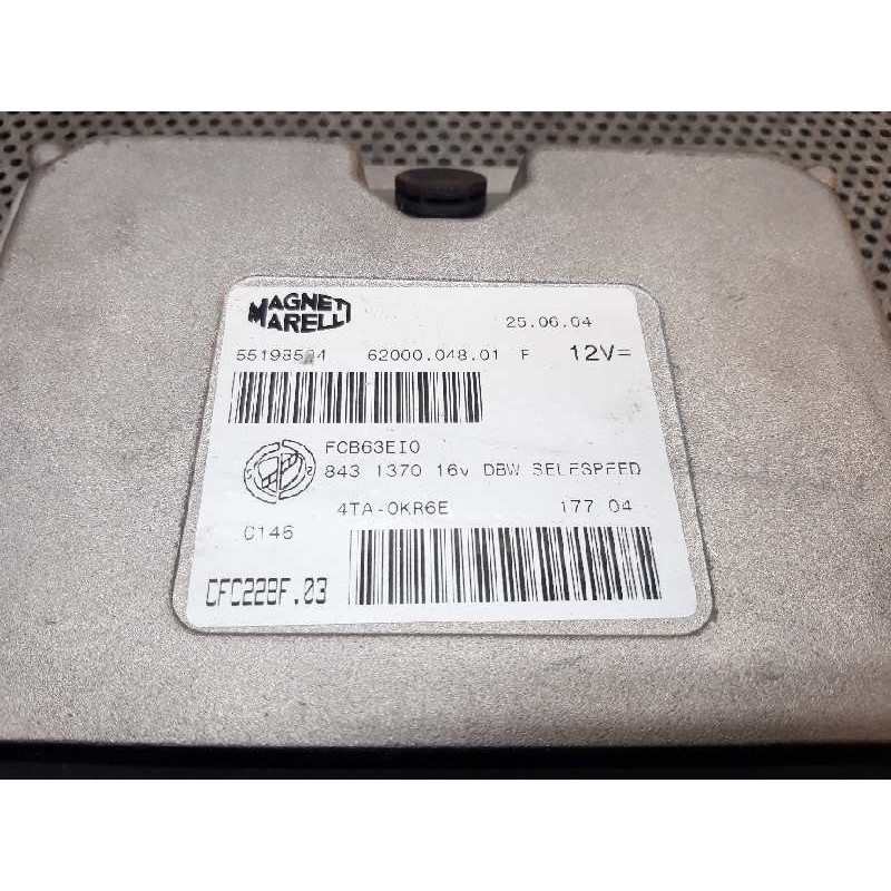Recambio de centralita motor uce para lancia ypsilon (101) 1.4 cat referencia OEM IAM 55198504 6200004801 - Gris 4