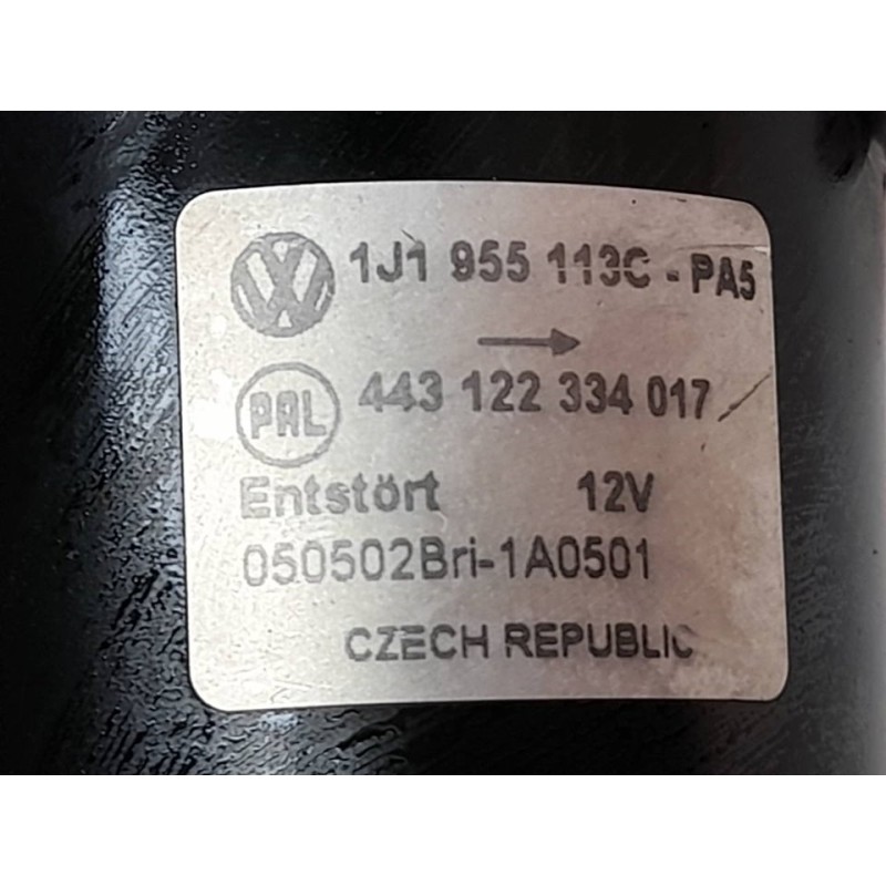 Recambio de motor limpia delantero para skoda fabia (6y2/6y3) referencia OEM IAM 1J1955113C 2