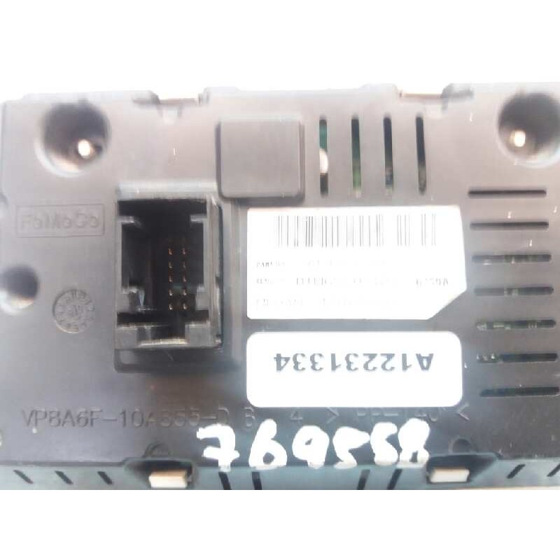 Recambio de pantalla multifuncion para ford fiesta (cb1) 1.4 tdci cat referencia OEM IAM 8A6T18B955BK - Rojo 4