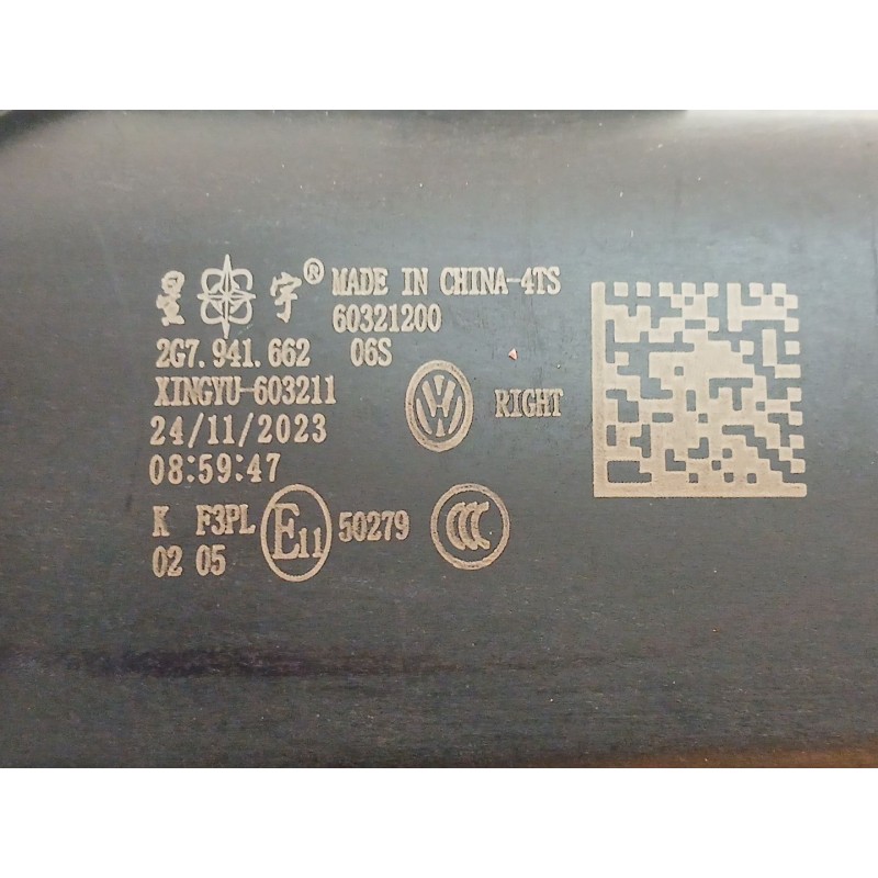 Recambio de faro antiniebla derecho para volkswagen taigo (cs1) 1.0 tsi referencia OEM IAM 2G7941662 - Blanco 2