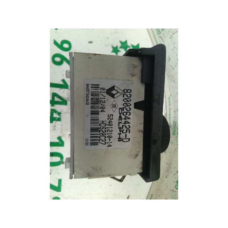 Recambio de mando climatizador para renault laguna ii (bg0) 1.9 dci diesel referencia OEM IAM 8200264425D 2