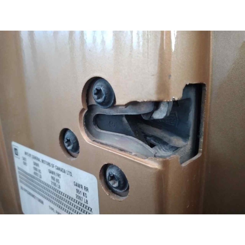 Recambio de cerradura puerta delantera izquierda para chevrolet camaro cabrio piel referencia OEM IAM   