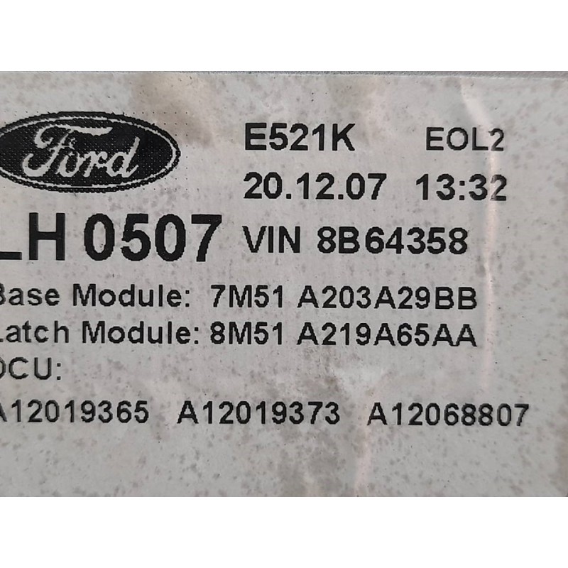 Recambio de elevalunas delantero izquierdo para ford focus lim. (cb4) trend referencia OEM IAM 7M51A203A29BB 4M5T14A389 - Blanco 3