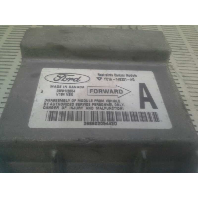 Recambio de centralita airbag para ford transit mod. 2000 combi 2.4 tde referencia OEM IAM YC1A14B321AG - Blanco 2