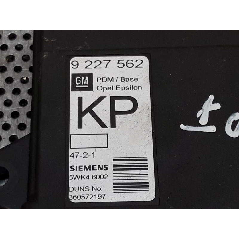 Recambio de centralita check control para opel vectra c berlina club referencia OEM IAM 9227562 5WK46002 - Gris 3