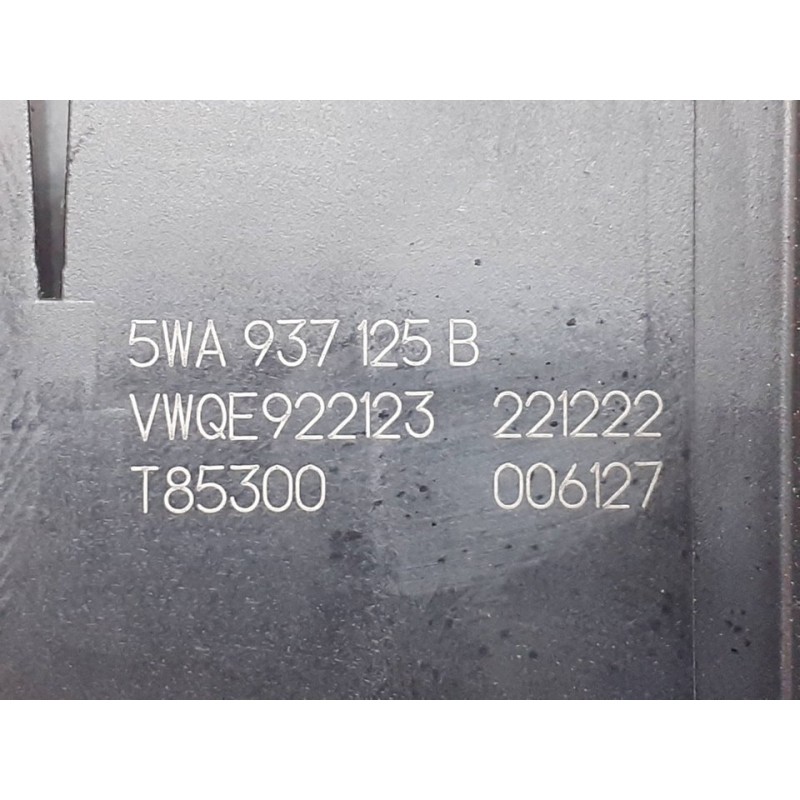 Recambio de caja reles / fusibles para volkswagen golf viii lim. (cd1) r-line referencia OEM IAM 5WA937125B T85300 - Negro 3