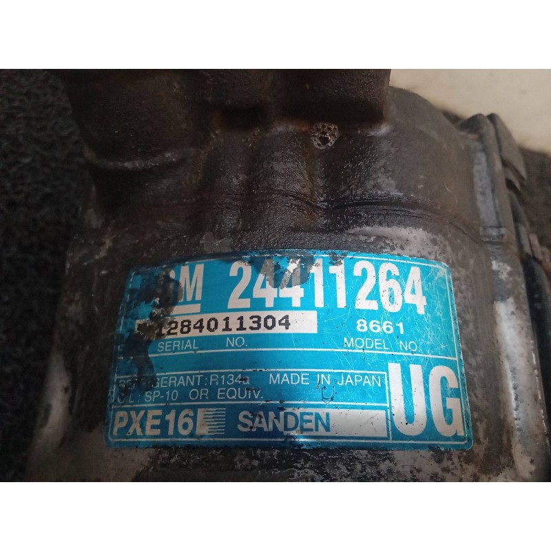 Recambio de compresor aire acondicionado para opel vectra c berlina elegance referencia OEM IAM 24411264 1284011304 8661 - Gris 4