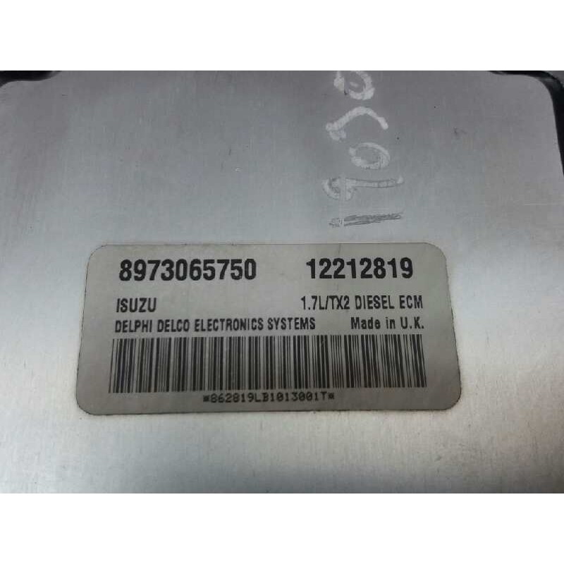 Recambio de centralita motor uce para opel astra g berlina club referencia OEM IAM 8973065750 12212819 DELPHI - Gris 3