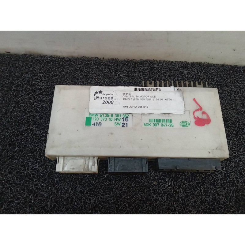 Recambio de centralita motor uce para bmw serie 5 berlina (e39) 525td referencia OEM IAM 0281001373 BOSCH 7785207