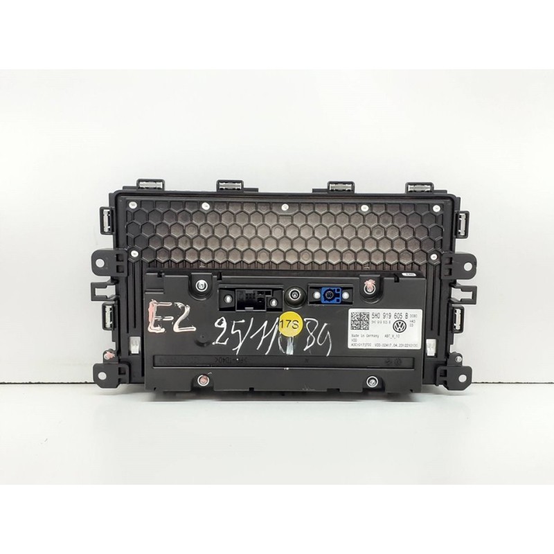 Recambio de pantalla multifuncion para volkswagen golf viii lim. (cd1) r-line referencia OEM IAM 5H0919605B - Negro 3