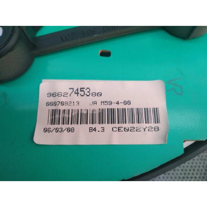 Recambio de cuadro instrumentos para citroën berlingo 1.6 hdi 92 multispace referencia OEM IAM 9662745380 3