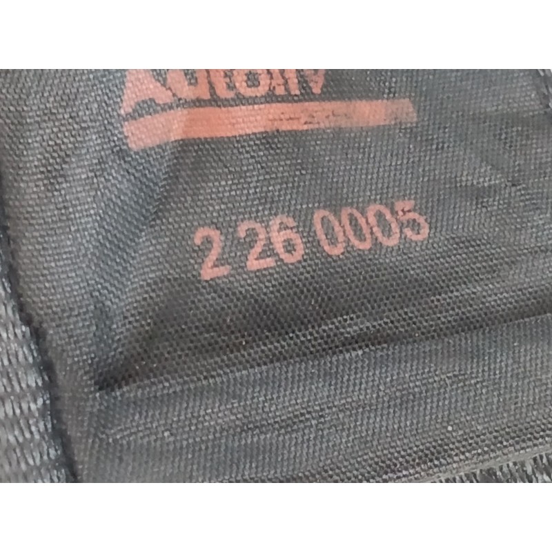 Recambio de cinturon seguridad trasero derecho para peugeot 206 cc cc referencia OEM IAM 2260005 - Gris 2