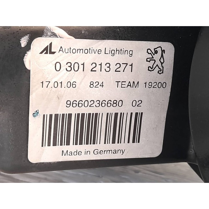Recambio de faro izquierdo para peugeot 407 st confort pack referencia OEM IAM 9660236680 2