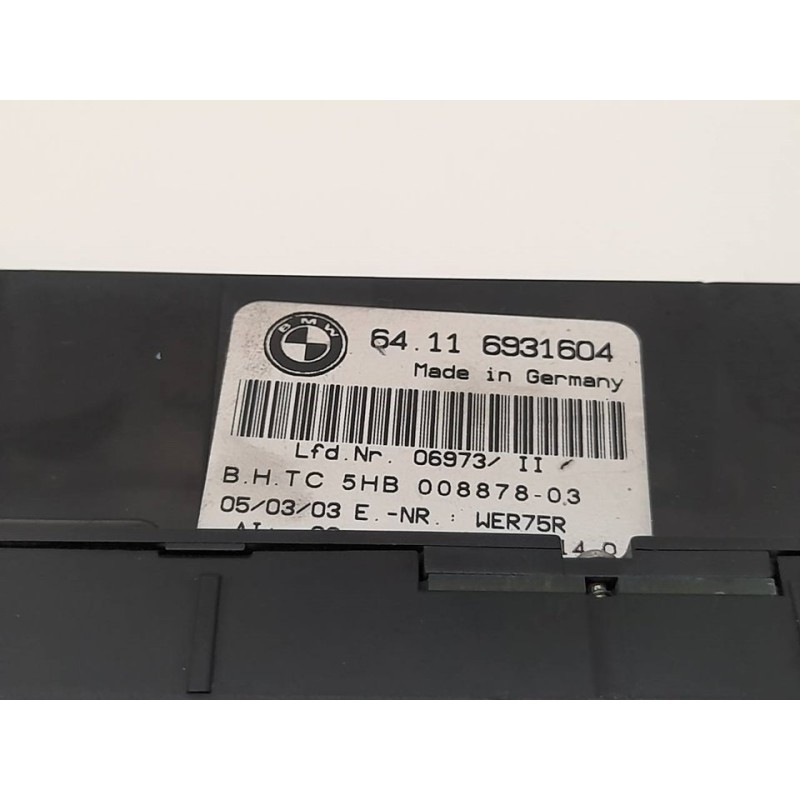 Recambio de mando climatizador para bmw serie 3 compact (e46) 320td referencia OEM IAM 64116931604 5HB00887803 - Rojo 2
