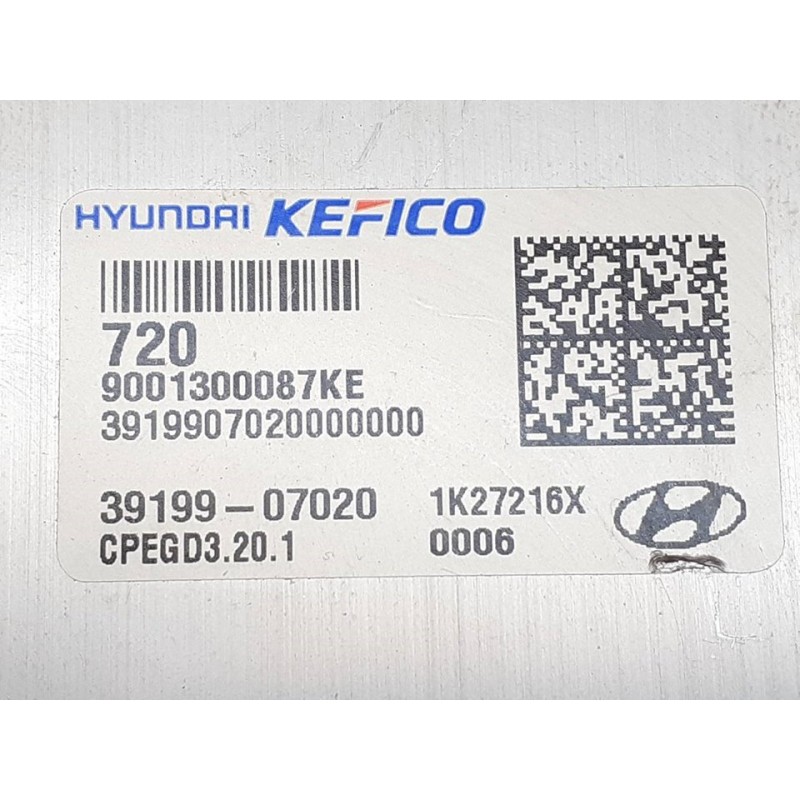 Recambio de centralita motor uce para hyundai i30 (pd) n line 30 aniversario referencia OEM IAM 3919907020 3