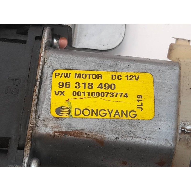 Recambio de elevalunas delantero izquierdo para daewoo matiz se referencia OEM IAM 96318490 - Rojo 4