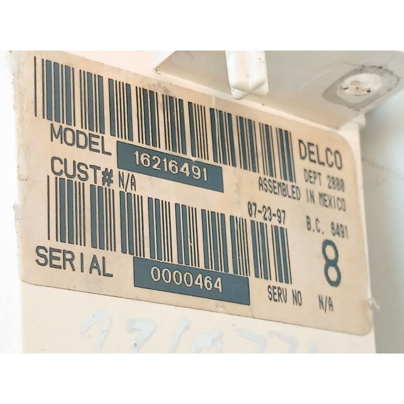 Recambio de mando calefaccion / aire acondicionado para chevrolet camaro cabrio piel referencia OEM IAM 0000464 16216491 - Marrón 2