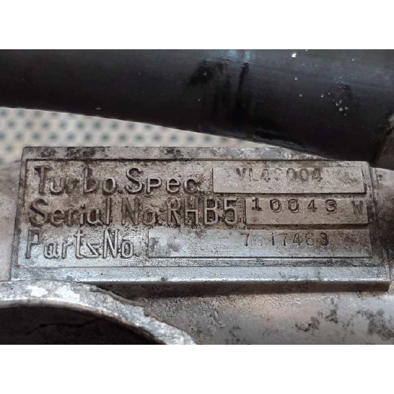 Recambio de turbocompresor para lancia dedra berl. 1.9 turbodiesel cat referencia OEM IAM VL490041004 33378 RHP510043W 6