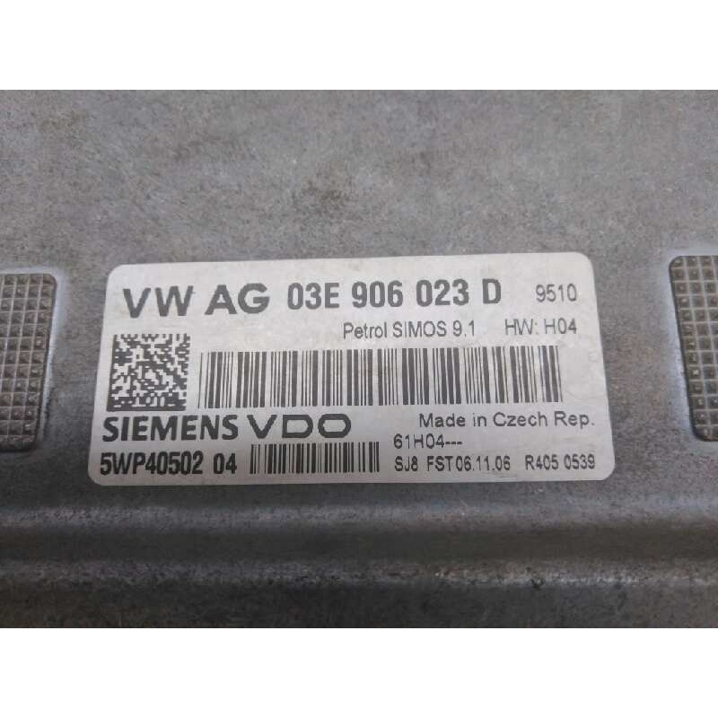 Recambio de centralita motor uce para seat ibiza (6l1) 1.2 12v referencia OEM IAM 03E906023D 5WP04502 - Rojo 2