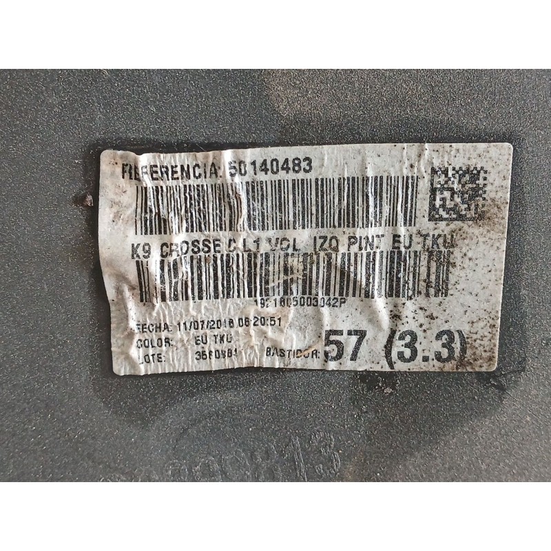 Recambio de paragolpes trasero para opel combo life expression referencia OEM IAM 50140493 98167761EU - Marrón 2