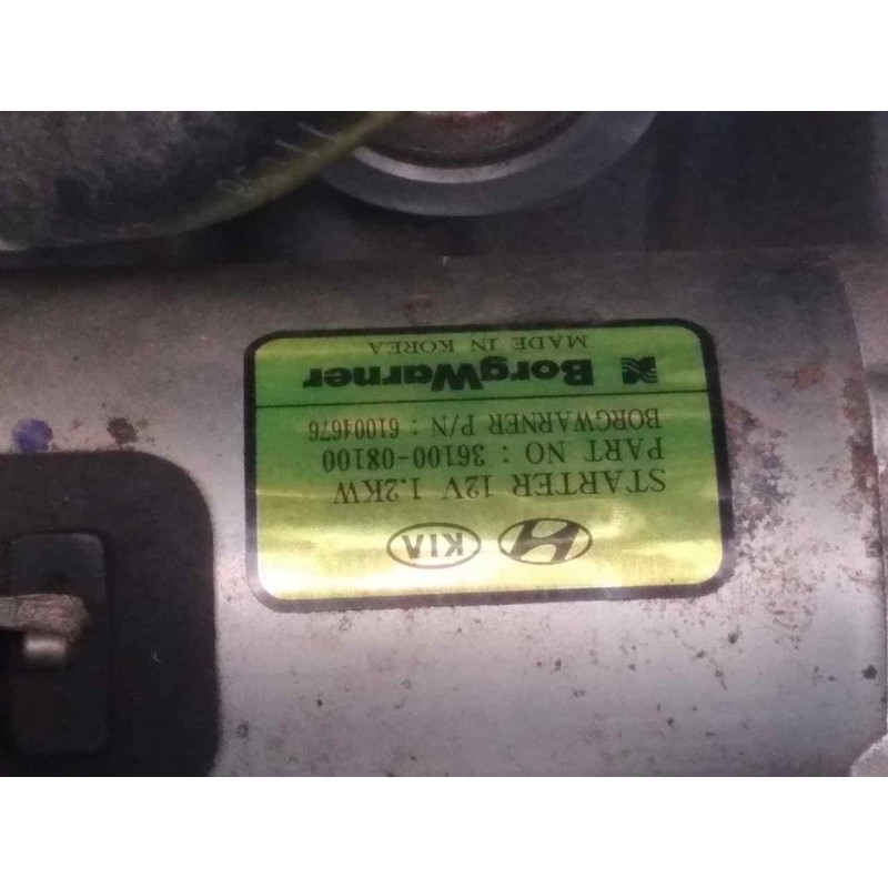 Recambio de motor arranque para hyundai i30 (pd) n line 30 aniversario referencia OEM IAM 3610008100 2