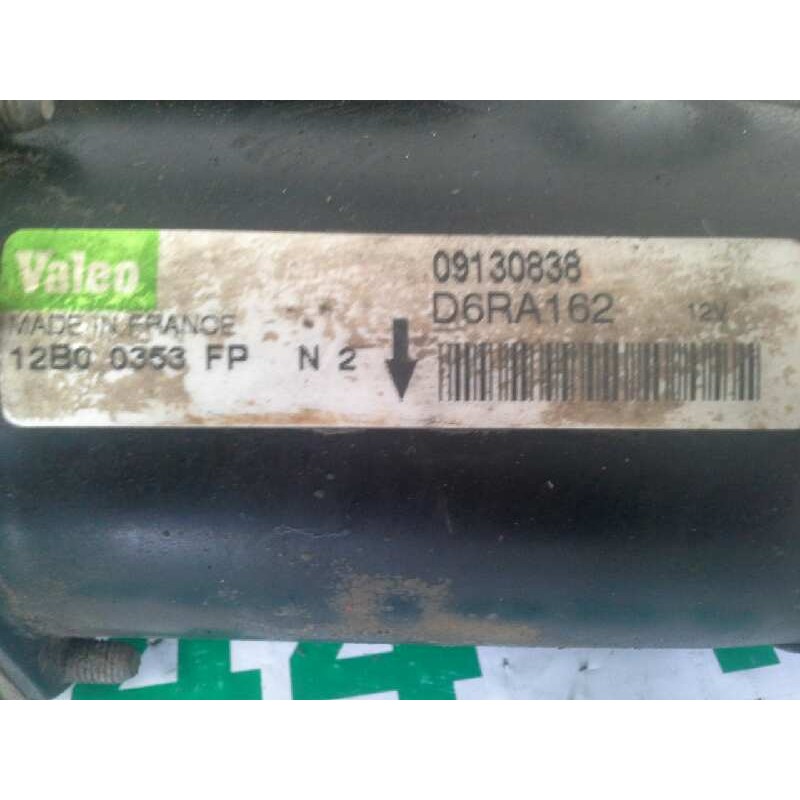 Recambio de motor arranque para opel agila 1.2 16v cat (z 12 xe / lw4) referencia OEM IAM 09130838 12B00353FP D6RA162 - Gris 3
