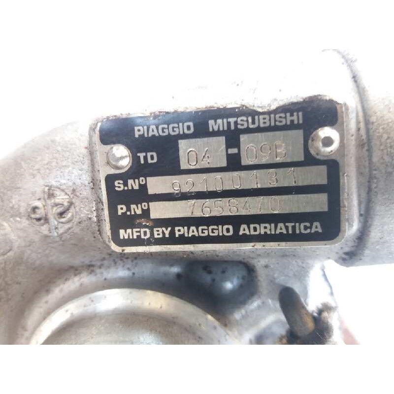 Recambio de turbocompresor para fiat croma (182) referencia OEM IAM 92100131 7658470 MISTSUBISCHI 2