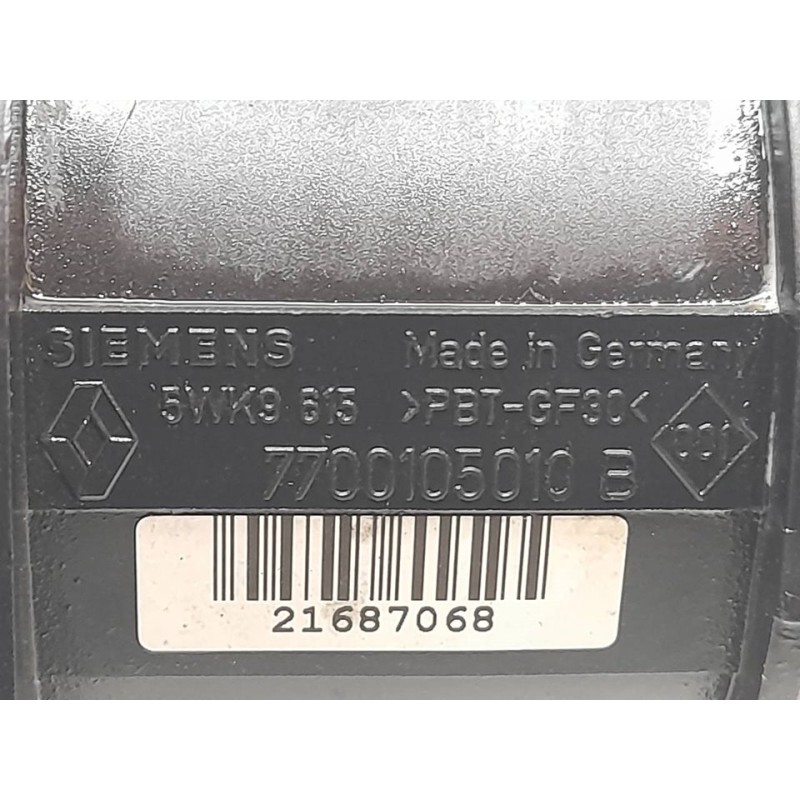 Recambio de caudalimetro para renault laguna (b56) 1.9 dti rt referencia OEM IAM 5WK9615 7700105010B 3